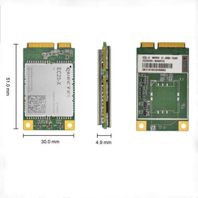 China 4G LTE low cost 150mbps 4g mini quectel ec25-aux ec25-augc mini pcie 4g lte module for sale