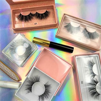 China 25mm Drawer 2020 New Eyelash Boxes Holographic Empty Lashes Packaging Marble Boxes For 25Mm Fluffy Dramatic Mink Eyelashes for sale