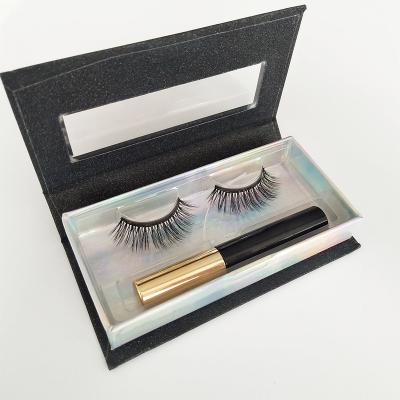 China 3D Magnetic False Eyelashes Waterproof With Packaging Box And Eyelash Magnet for sale