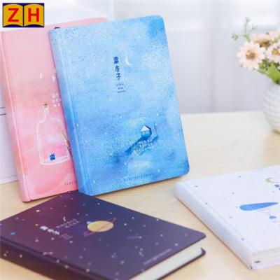 China Customized logo a5 a4 hardcover journal paper thick notebook with full color printing for sale