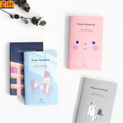 China Customized Logo Travelers Simple Mini Pocket Notebook For Diary for sale