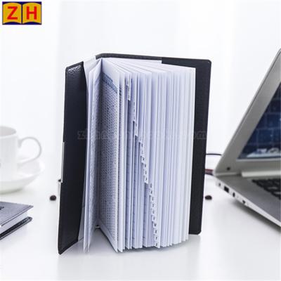 China Custom Index Printed Leather Phone Book and Index Address Book for sale