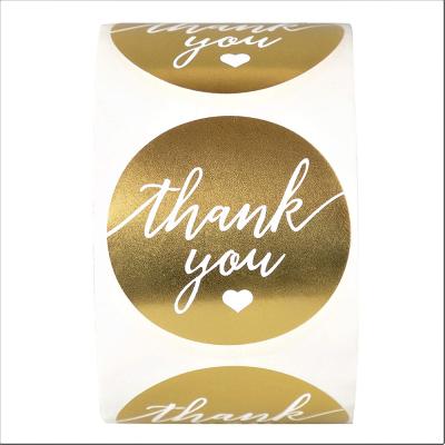 China Scratch- 500 Roll / 1.5 Inch Roll Thank You For Buying Commercial Decorative Sticker Labels for sale