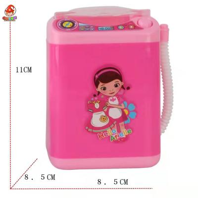 China Mini Home Kitchen Toy Appliances Simulates Washing Machine Pretend to Play Plastic Toys for Kids for sale