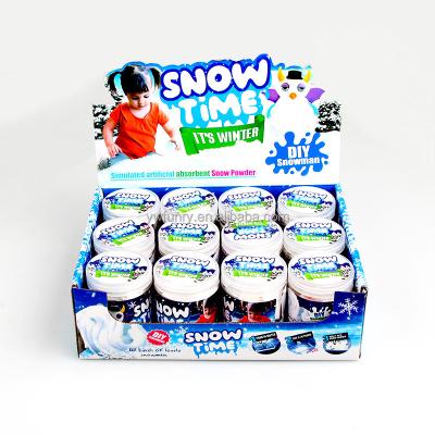 중국 New Amazon round cup snow powder simulation snow children's handmade educational toys 판매용