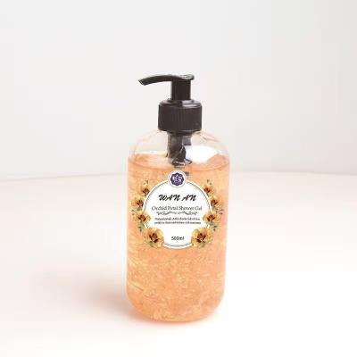 China Flower Bathing Extract 500ML 1000ML Skin Whitening Body Wash Liquid Soap Bath Shower Gel Private Label for sale