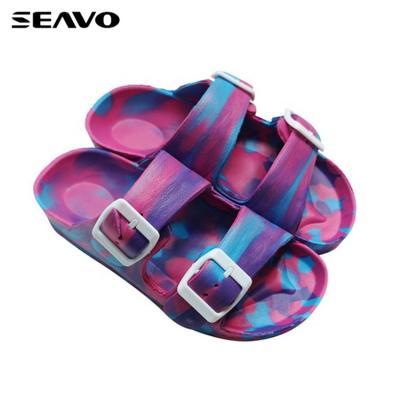 China Fashion SEAVO Trend Women Fashion Eva Lightweight Sandals Eva Clogs Beach Sandals for sale