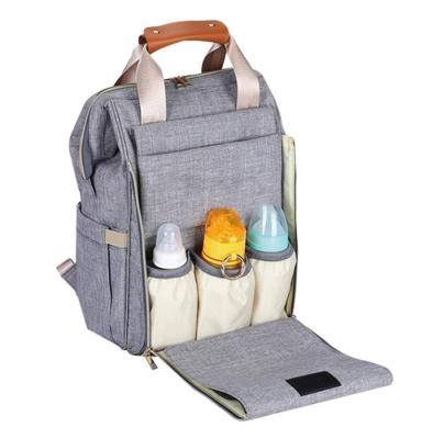 China Travel Backpack Anti-theft Waterproof Diaper Bags Portable Baby Diaper Bag With Changing Station For Sleeping for sale