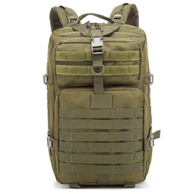 China Olive Green Vintage Army Rucksack Waterproof Outdoor Military Style Tactical Backpack for sale