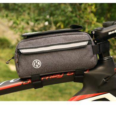 China Waterproof Bicycle Frame Bag Phone Holder TPU Touch Screen Phone Bag Travel Bicycle Recycling Bag for sale