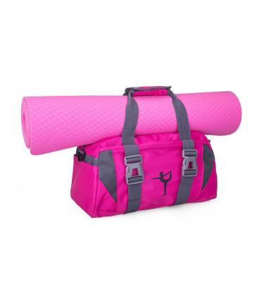 China Eco-Friendly Yoga Pink Gym Fitness Yoga Lady Bags Sports Tote Bag for sale