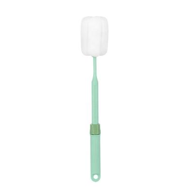 China Viable Online Store Kitchen Amazon Tool Retractable Sponge Cleaning Brush For Wine Glass Bottle Coffee Tea Glass Mug for sale