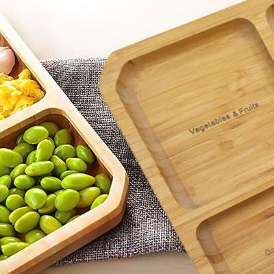 China Sustainable Home Fruit Nut Dish Wedding Hotel Restaurant Success Amazon Peanut Snack Steak Solid Wood Wooden Dinner Dish for sale