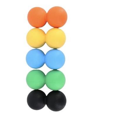 China Silicone Round Custom Back Massager Recovery Muscle Pain Relief Release Myofascial Neck Exercise Single Yoga Ball for sale