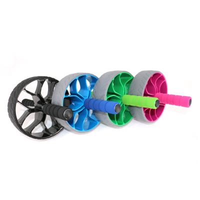 China High Quality Universal Smooth Ab Workout Wheel With Mat Fitness Exerciser Equipment Abdominal Muscles Power Roller Wheel for sale