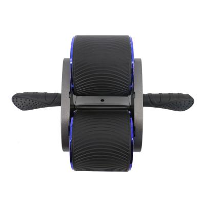 China PP Home Foldable Fitness Abdomen Exercise Wheel Multi-Function Non-Slip Roller Three Quiet Abdominal Wheel for sale