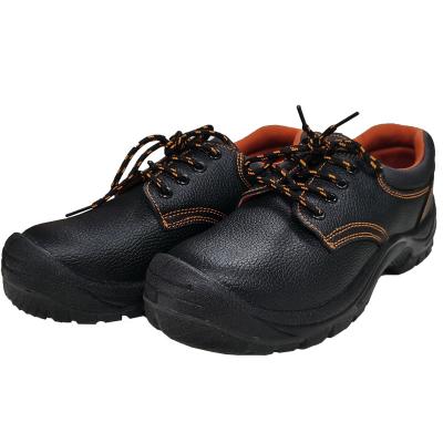 China Industrial Leather Sole PU Leather Toe Steel Toe Safety Work Shoes For Men Work Safety Shoes for sale