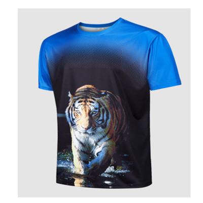 China Waterproof Mens T-shirt Dye Sublimation Fishing UV Protection for sale