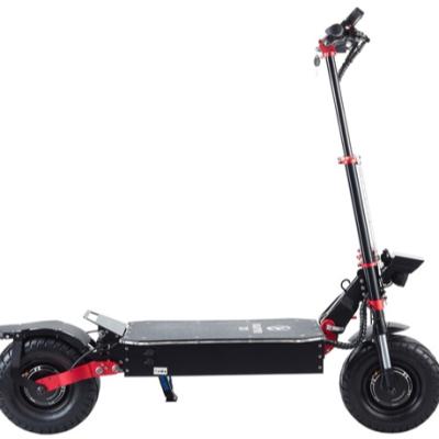 China 13inch 5600W Unisex Folding Electric Scooter with 2 Wheel Electric Folding Scooter Front Oil Shock Absorbing Rear Spring Shock for sale