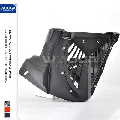 China ABS+Metal Bracket Motorcycle Parts FAIRING COVER SIDE BELLY PAN SHOCK ABSORBER UNDERBODY HONDA CMX REBEL 250 300 500 2017-2021 for sale