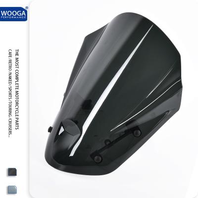 China PC+Metal Bracket Motorcycle Windshield Windscreen Touring Wind Screen Deflector Fairing Cover For YAMAHA MT09 MT-09 2014 2015 2016 MT 09 FZ09 2013 for sale