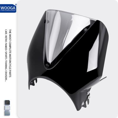 China PC+Metal Bracket Motorcycle Windshield Windshield Wind Screen Deflector Fairing Cowl For YAMAHA XSR 700 900 XSR700 XSR900 2016 2017 2018 2019 2020 for sale