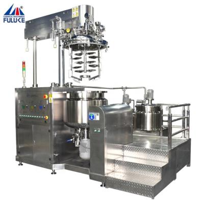 China Cream cosmetics cream making machine /vacuum mixer for sale