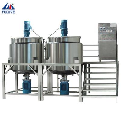 China FLK CE viscous liquid soap making equipment, liquid soap factory/hand wash liquid soap shampoo making machine for sale