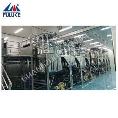 China Mixer Liquid Liquid Soap Tank Liquid Fertilizer Viscous Liquid Washing Mixing Production Line for sale