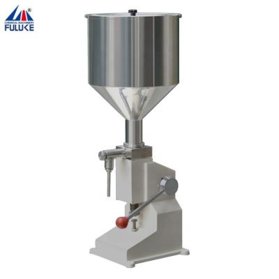 China Guangzhou Manual Cosmetic Beverage Paste Machine Manual Sauce Cream Cream Filling Liquid Filling Machine for sale