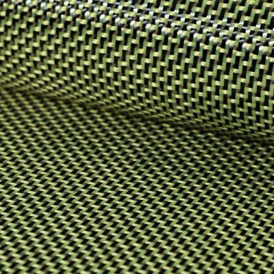 China Abrasion-resistant 3K 200g twill carbon aramid fiber fabric for sale