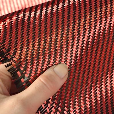 China Abrasion-Resistant Aramid Carbon Fiber / Aramid Hybrid Carbon Fabric for sale