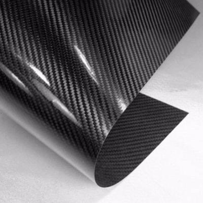 China Abrasion-Resistant 0.2mm Flexible Carbon Fiber Laminated Sheet for sale