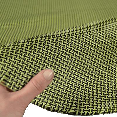 China Abrasion-Resistant Carbon Fiber Fabric, 3K Kevlar 1500D Twill Hybrid Carbon Kevlar Fabric for sale