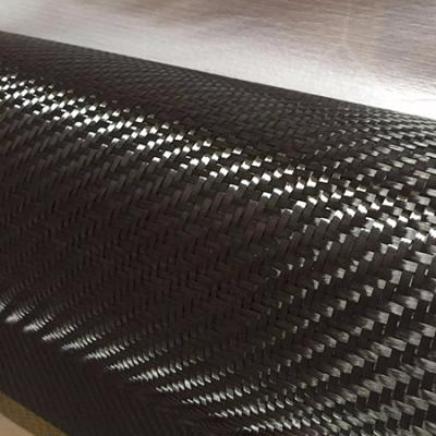 China 12k Abrasion-resistant twill 400gsm carbon fiber fabric, carbon fiber fabric in stock for sale