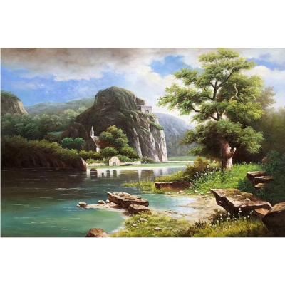 China Hand Painted Beauty Murals Wallpapers On Canvas for sale