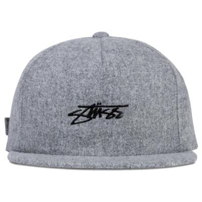 China 2020 COMMON Headwear Melton Snapback Hats Winter Factory Wool Snap Back Hats for sale