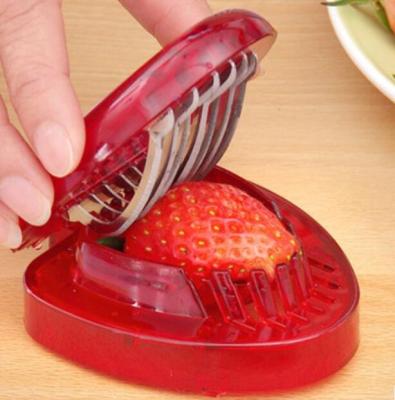 China Viable Strawberry Sheller/Fruit Cutter Stem Remover and Cutter Slicer Top Set for sale