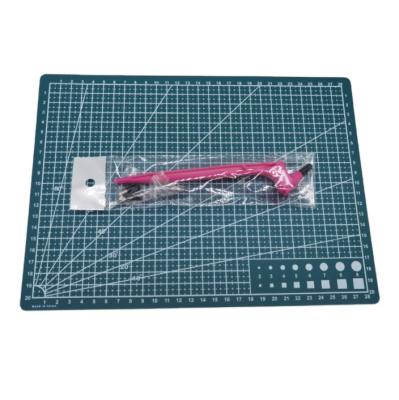 China Craft Cutting Tools Paper Cutter Tools 360 Degree Engraving Pen 30 Degree + Engraving Board + 15, 45 Degree Cutter Head BY21370-1 for sale