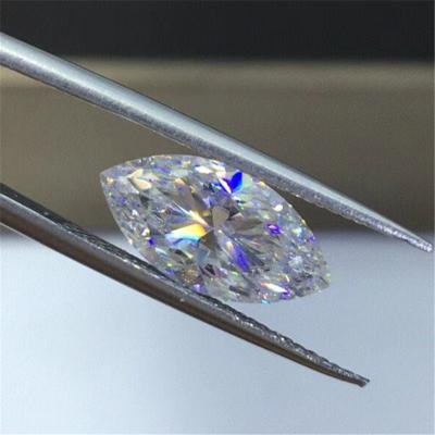 China DIY Jewelry Making 3ct Marquise Cut Moissanite Excellent D Color VVS1 Colorless Marquise Cut Moissanite With Certificate for sale