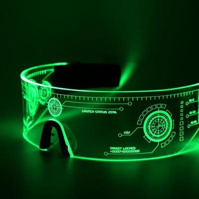 China Other LED glass laser fashion party good quality luminous glasses for festival led Cosplay costume for sale