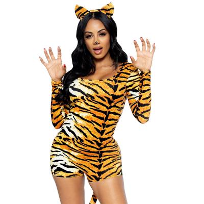 China High Quality Newly Arrived Hot Fine Quality Cosplay Lingerie For Women With Untamed Tiger Costume OEM/ODM for sale