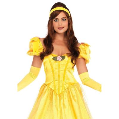 China High Quality Adult Halloween Costume Beauty And Beast Bell Of The Beast Princess Ball Costume for sale