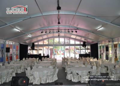 China Sun Proof  500 People  Large Luxury  Aluminum Wedding Marquee Tent  For Temporary Event for sale