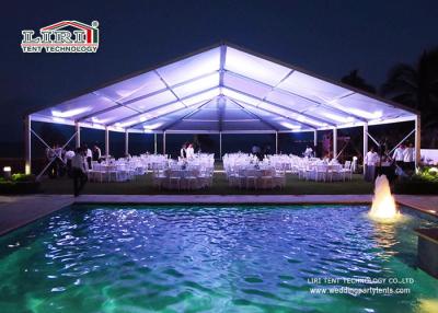 China Waterproof 500 People Wedding Tent  With Glass Walls For Outdoor Party for sale