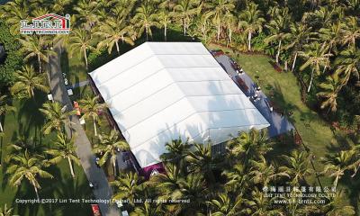 China 40m width white outdoor party tent for outdoor temporary 3000 people wedding party for sale