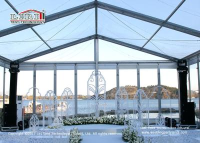 China Transparent 25m Clear Span  Large Aluminum Wedding Marquee Tent  For Temporary Event for sale