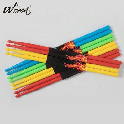 China Game Drums 5A / 7A Colorful Durable Plastic / Nylon Stick Drum for sale