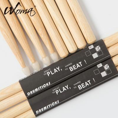 China Game Drums 5A / 5B / 7A / 2B Chinese Hickory With NYLON TIP Drum Sticks for sale