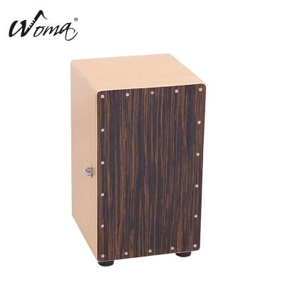 China Entertainment Supremacy Better Sounding Musical Instrument Cajon Box Shaped Drum for sale